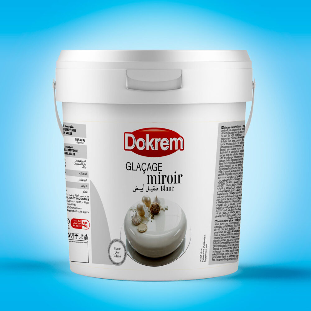 Dokrem - Glaçage Miroir Blanc 4kg - Simulation